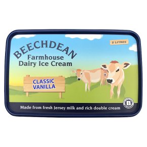 Beechdean classic vanilla ice cream