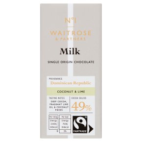 No.1 Milk Chocolate with Coconut & Lime
