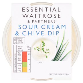 essential Waitrose sour cream & chive dip