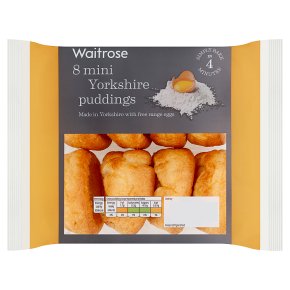 Waitrose 8 mini Yorkshire puddings