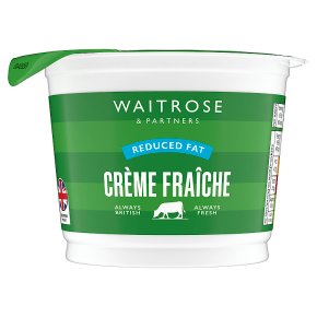 essential Waitrose Reduced Fat British Crème Fraîche