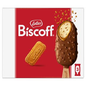 Lotus Biscoff Ice Cream Sticks