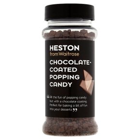 Heston from Waitrose choc popping candy