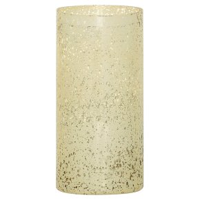 Waitrose Cylinder Vase in Gold Mercury