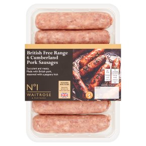 No.1 6 Cumberland Pork Sausages
