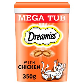 Dreamies with Chicken Mega Tub