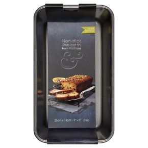 from Waitrose 23cmx13cm non-stick loaf tin