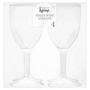 Waitrose Home White Wine Goblets