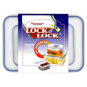 Lock & Lock 3-Piece Food Container Set