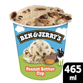 Ben & Jerry's peanut butter cup ice cream