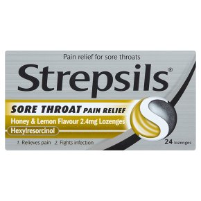 Strepsils Throat Pain Relief Honey