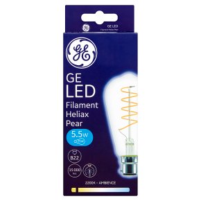 GE LED Filament Heliax Pear White