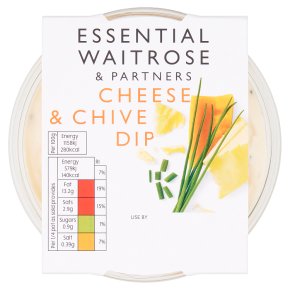 essential Waitrose cheese & chive dip
