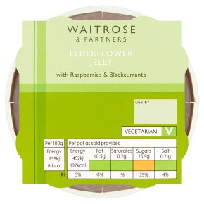 Waitrose Elderflower Jelly with Berries