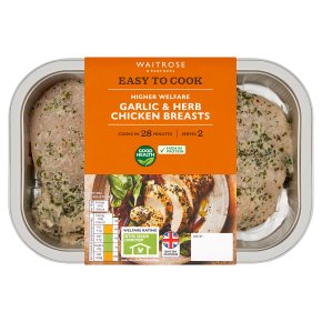 Waitrose Easy to Cook garlic & herb chicken