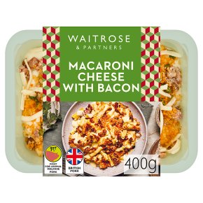 Waitrose Italian Macaroni Cheese with Bacon