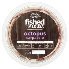 Fished by Medusa octopus carpaccio