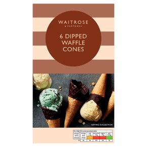 Waitrose Dipped Waffle Cones