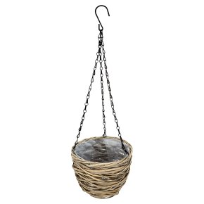 Waitrose Garden Wicker Hanging Basket
