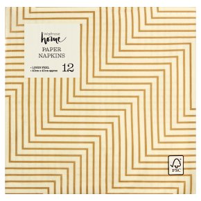 Waitrose Home Celebration Napkin 40cm x 40cm