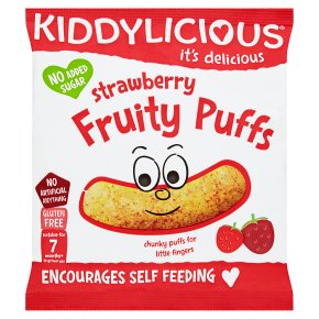 Kiddylicious strawberry fruity puff