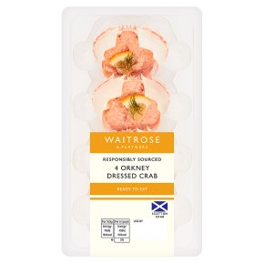 Waitrose mini dressed Orkney crab