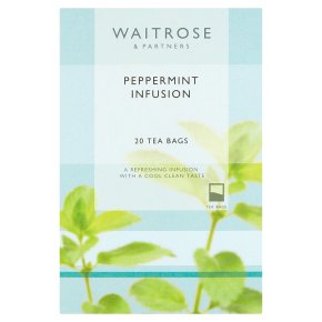 Waitrose LoveLife 20 peppermint infusion tea bags