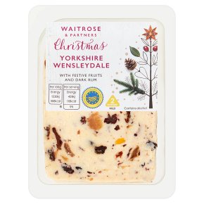 Waitrose Christmas Wensleydale with Fruits & Dark Rum