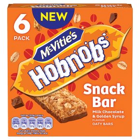McVitie's Hobnobs Snack Bars Milk Chocolate & Syrup