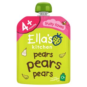 Ella's Kitchen Organic first tastes pears pears pears baby food