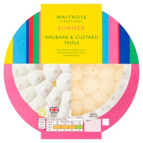 Waitrose Rhubarb & Custard Trifle