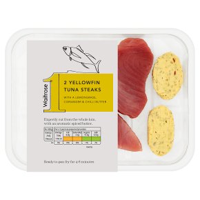 Waitrose 1 yellowfin tuna steaks