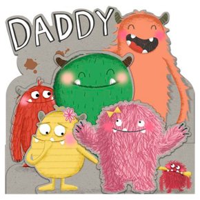 Daddy Monster Father's Day Card