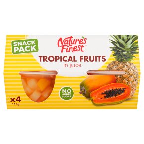 Nature's Finest tropical fruits in juice