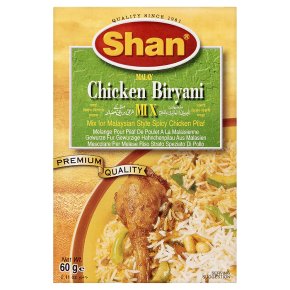 Shan mix malay chicken biryani