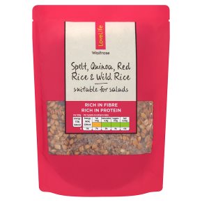 Waitrose LOVE life spelt, quinoa, red rice & wild rice