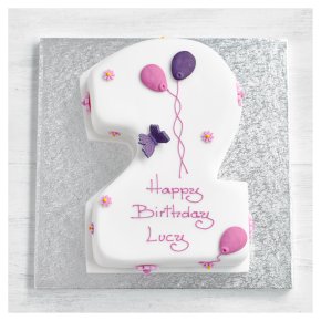 2nd Birthday Butterfly Cake