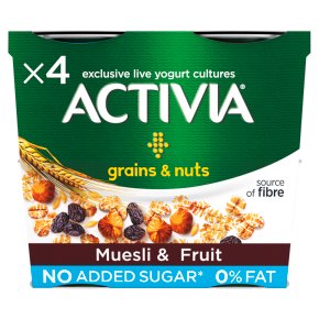 Activia Muesli & Fruit 0% Fat Yogurt