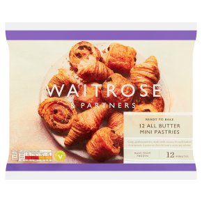 Waitrose mini French butter pastries 12s