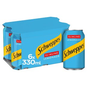 Schweppes diet lemonade multipack cans