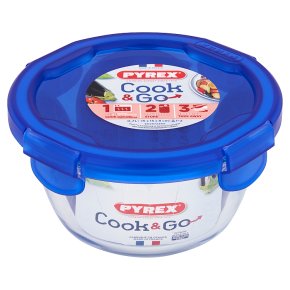 Pyrex Cook & Go Small Round Dish 0.7 L