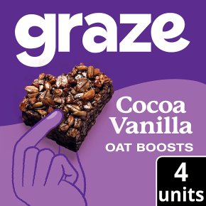 Graze Protein Bites Cocoa Vanilla Oat Squares