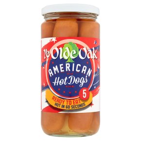 Ye Olde Oak 5 American Style Hot Dogs