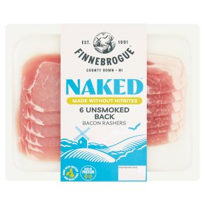 Finnebrogue Naked Unsmoked Back Bacon