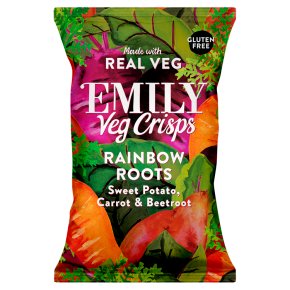 Emily Veg Crisps Sweet Potato, Carrot & Beetroot