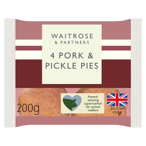 Waitrose 4 Pork & Pickle Pies
