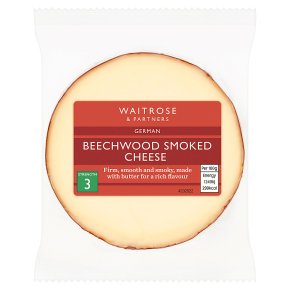 essential Waitrose Bavarian smoked cheese, strength 3