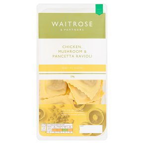 Waitrose Chicken, Mushroom & Pancetta Ravioli