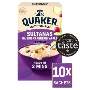 Quaker Oats So Simple multigrain fruit sachet porridge