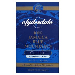 Clydesdale Jamaica Blue Mountain roasted ground coffee beans
